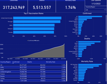 Load image into Gallery viewer, Customized COVID-19 PowerBI dashboard 
