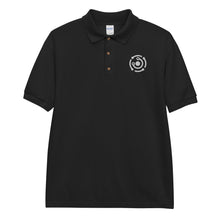 Load image into Gallery viewer, Embroidered White Logo HGS Polo Shirt
