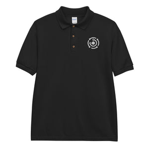 Embroidered White Logo HGS Polo Shirt